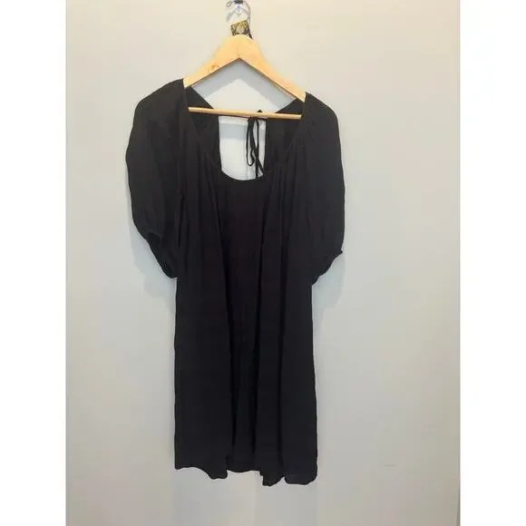 SANCTUARY SUMMER FLING BLACK EYELET DRESS SIZE MED NWT - Picture 3 of 6